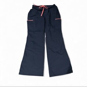 Scrubs Navy Pants with Pink Accents size XS
